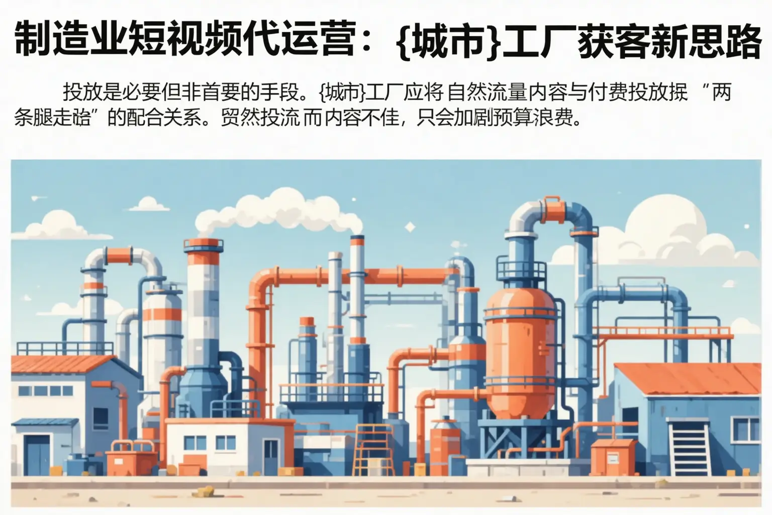 制造业短视频代运营：思南工厂获客新思路